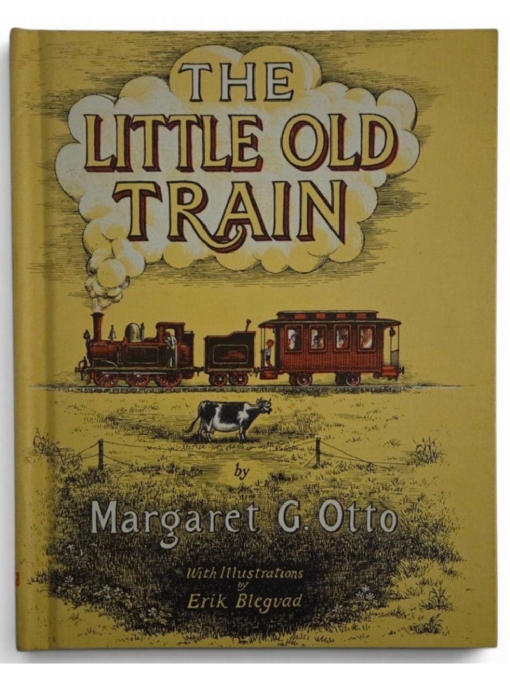 Vintage The Little Old Train Hardcover Book 1960